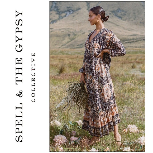 Spell Dresses & Skirts - NWOT Spell & The Gypsy Mystic Gown Nightfall Size Medium
